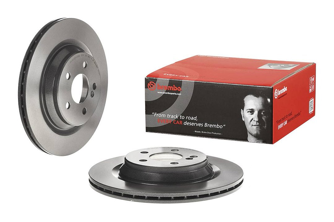 Product of Brembo 09C13411C02 Vented 1 Piece Brake Rotor 