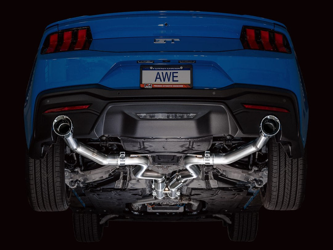 Product of AWE Tuning 3020-32650 Track Edition Cat-Back System Dual Exhaust System Kit 