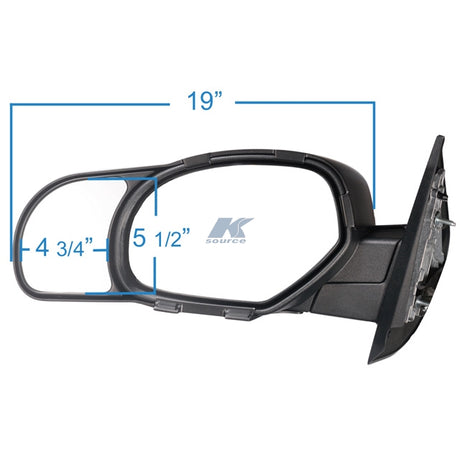 Product of K-Source 80900 Exterior Towing Mirror