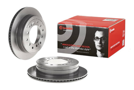 Product of Brembo 09A33421C02 Vented 1 Piece Brake Rotor 