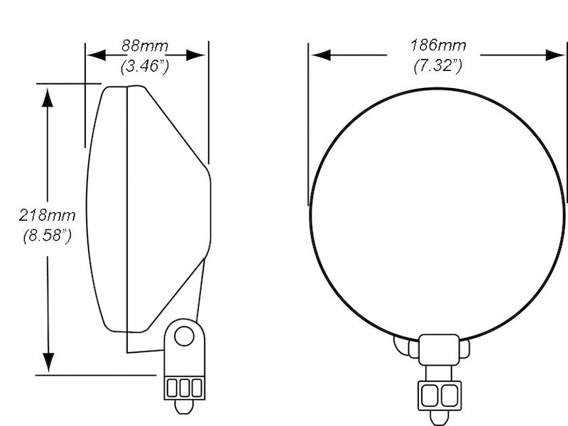 Product of Hella 010032001 Driving Beam Driving/ Fog Light 