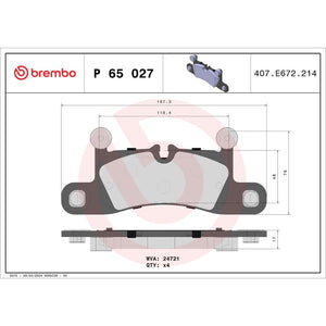 Brembo P65027 Brake Pad||p65027_Drw.Jpg||87||brmp65027||1758959