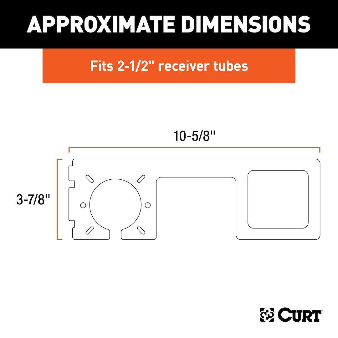 Curt 58003 Trailer Wiring Connector Mounting Bracket||58003_3008x1990_Ca.Jpg||86||c9358003||2241680