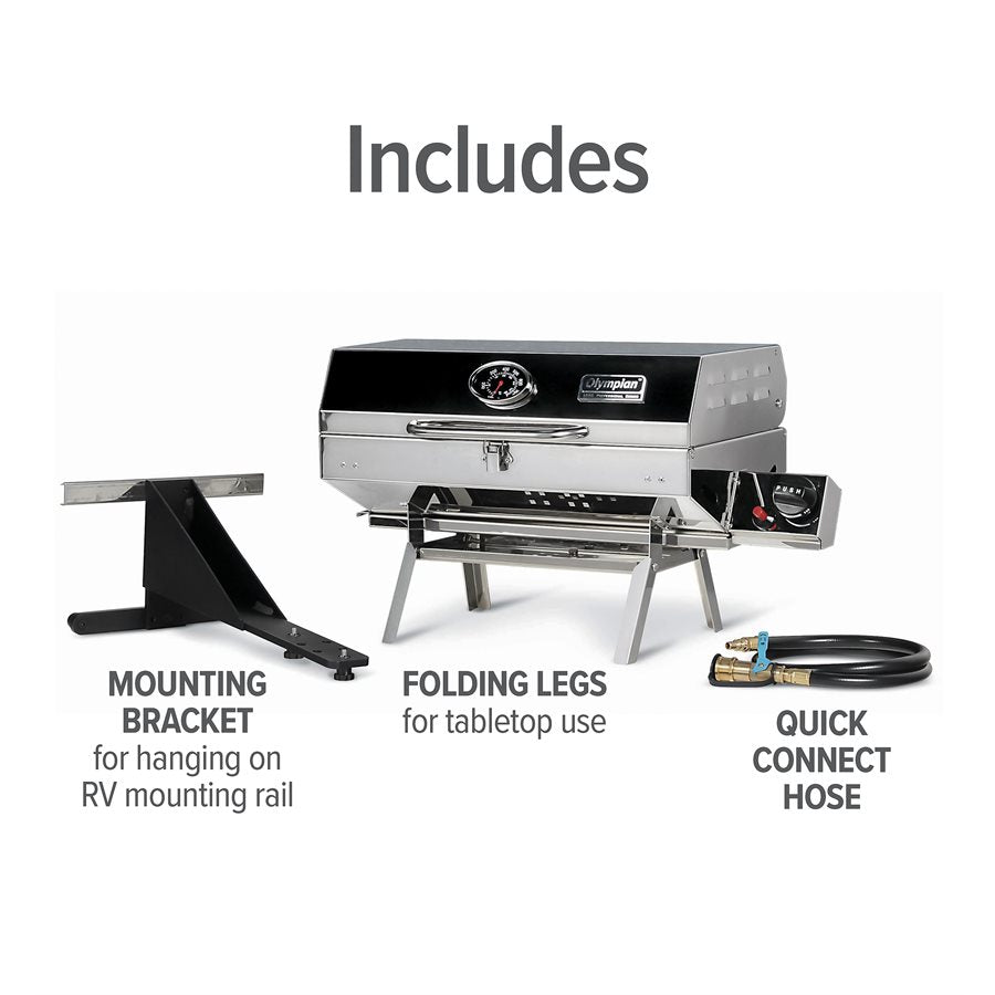 Product of Camco Olympian Stainless Steel RV Grill (57305)