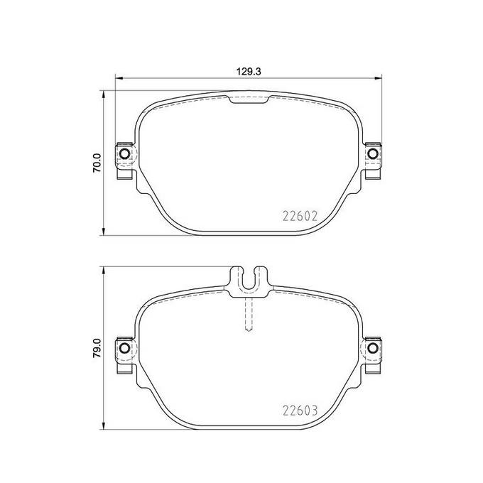 Product of Brembo P50138 Brake Pad - Set Of 4 