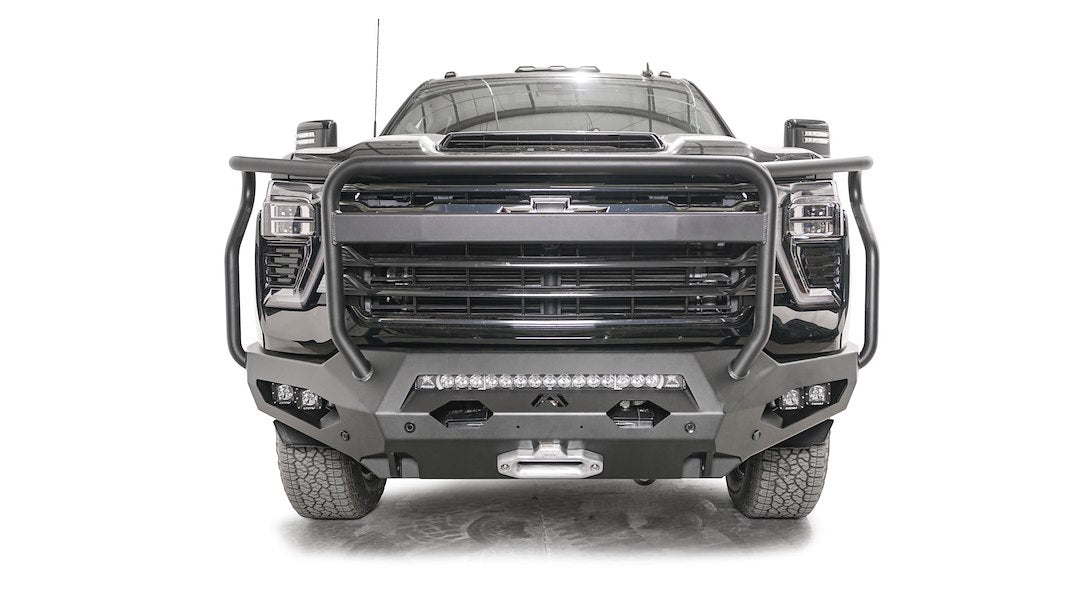 Product of Fab Fours CH24-X6150-1 Matrix Series Steel Matte Powder Coated Bumper 