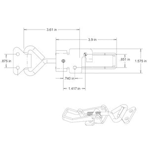 Buyers Products 3049352 Tool Box Latch||3049352_13.Jpg||95||b833049352||2212138