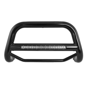 Product of Black Horse Offroad MAB-NIA1702B Bull Bar  with skid plate 