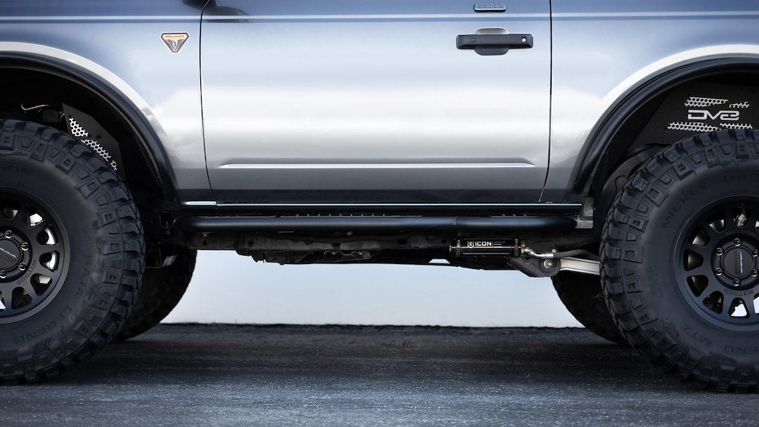 Product of DV8 Offroad SRBR-05 OE Plus Nerf Bar With Surface Steps 