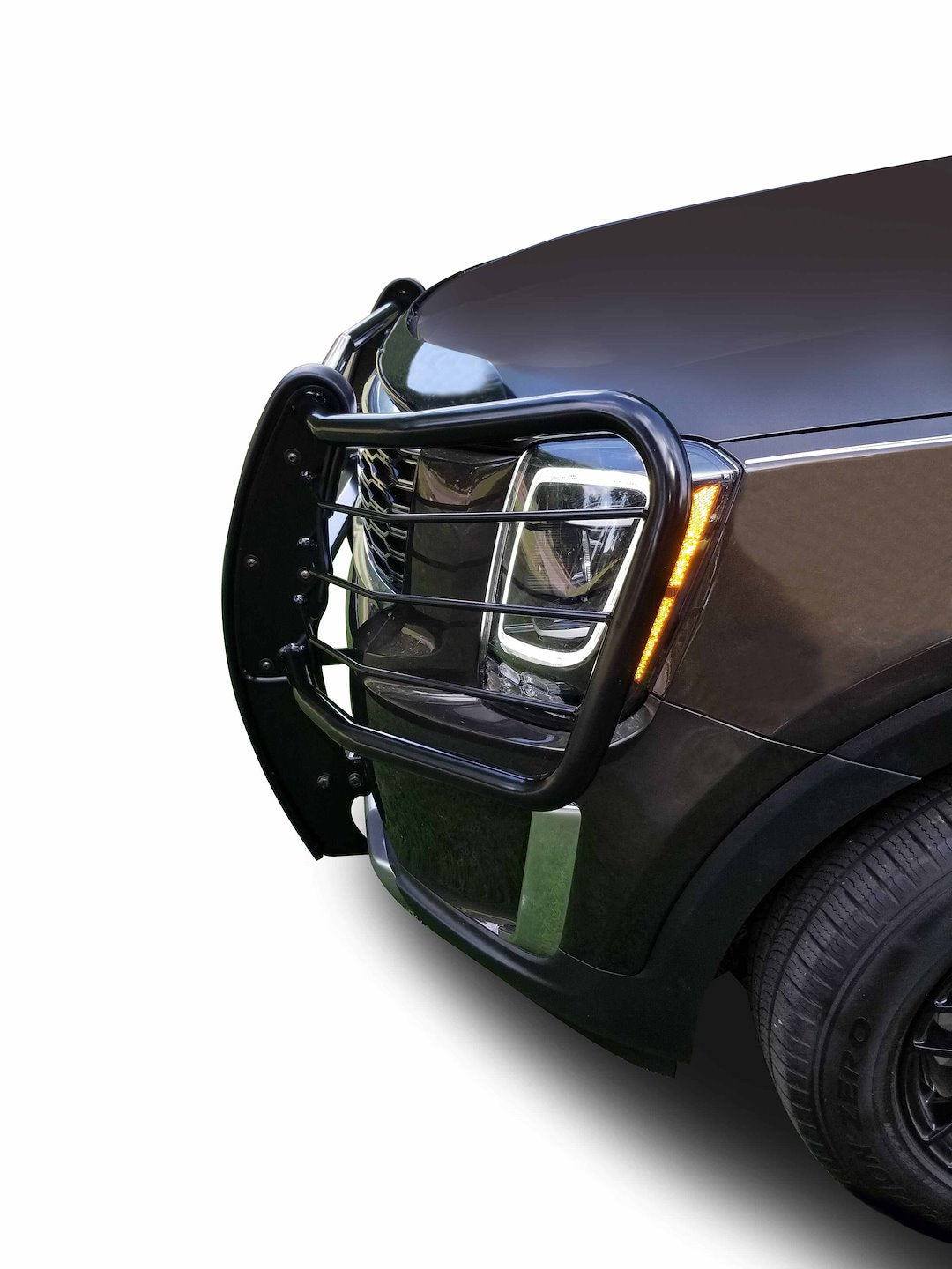 Product of Black Horse Offroad 17KI01MA Grille Guard Modular Black Semi-Gloss Powder Coated 