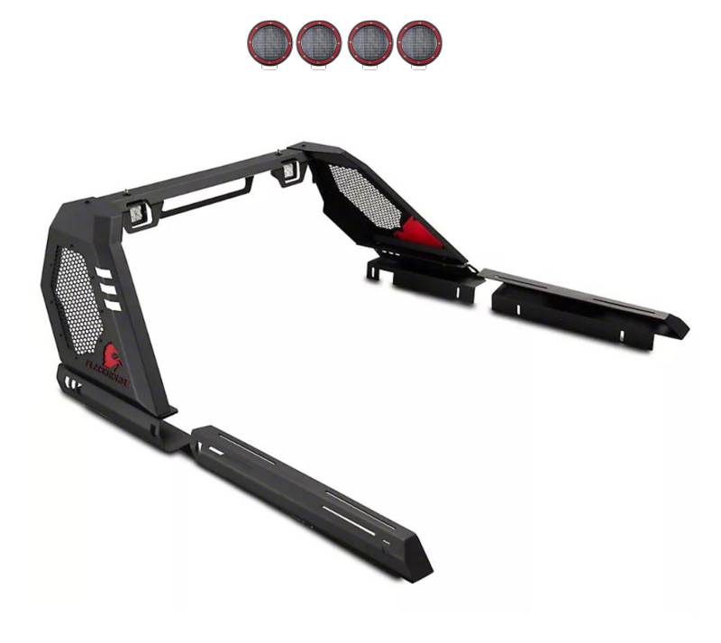 Black Horse Offroad Virb02b-Plfr Truck Bed Bar||virb02b-Plfr_1.Jpeg||85||blkvirb02bpfr||2239539