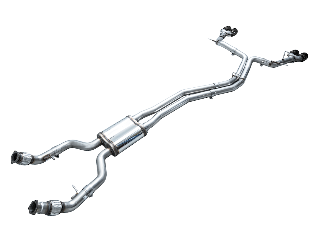 Product of AWE Tuning 3020-43109 Track Edition Cat-Back System Dual Exhaust System Kit 