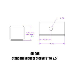 Gen-Y Hitch Gh-008 Trailer Hitch Receiver Tube Adapter||gh-008.Jpg||86||gyhgh008||2252818