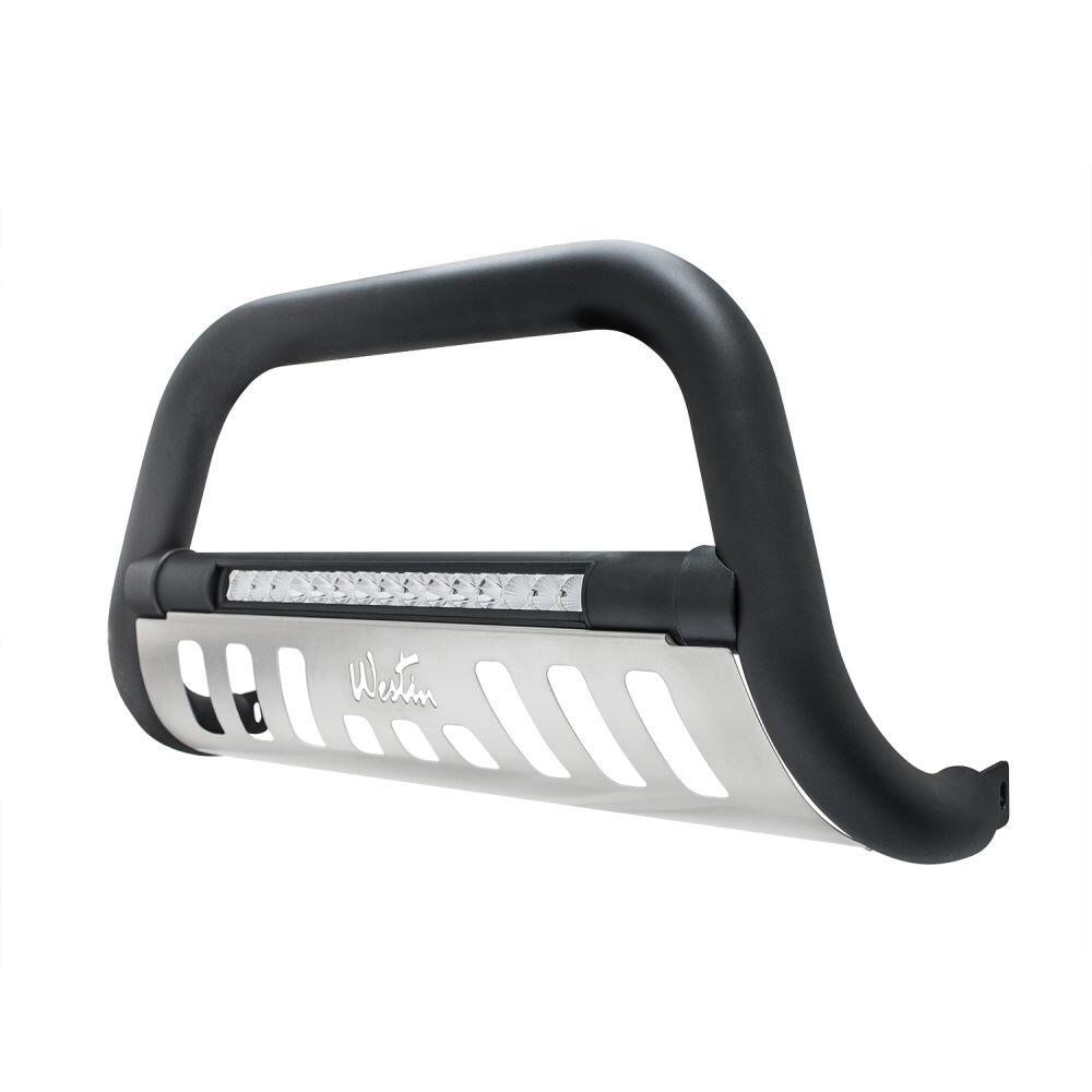 Product of Westin Automotive 32-2455L Bull Bar Black Textured Powder Coated 3 Inch Yes with skid plate 