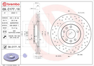 Brembo 09c1771xc02 Brake Rotor||09c1771xc02_3.Jpg||88||brm09c1771x||1684269
