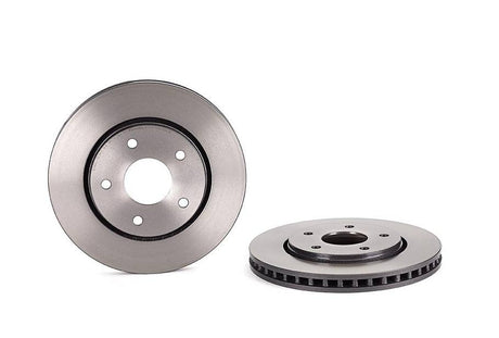Product of Brembo 09N12411C02 Vented 1 Piece Brake Rotor 