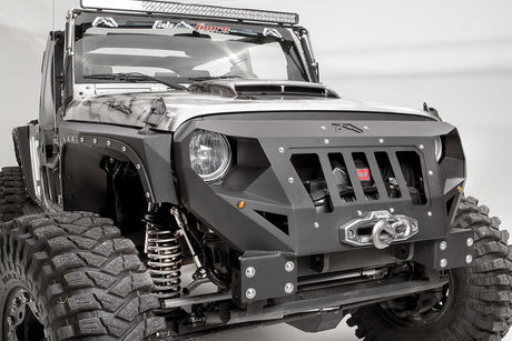 Product of Fab Fours GR1000-1 Grumper Steel Powder Coated Bumper 