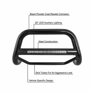Black Horse Offroad Mab-Nia1702b Bull Bar||||87||blkabnia1702b||2007505
