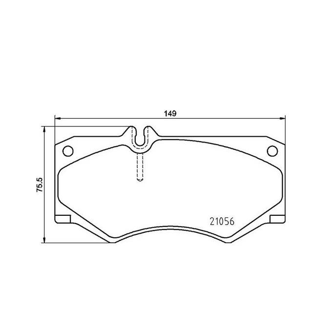 Product of Brembo P50134 Brake Pad - Set Of 4 