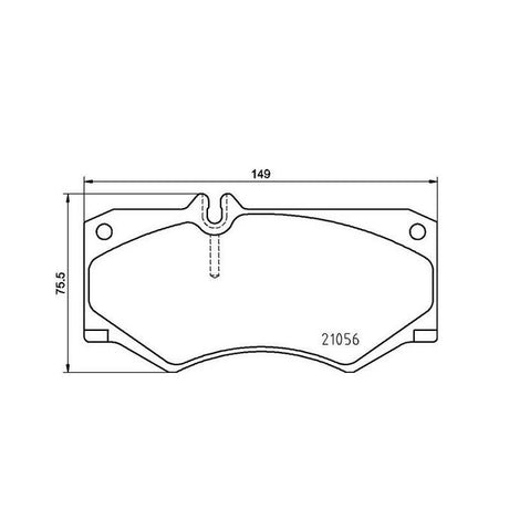 Product of Brembo P50134 Brake Pad - Set Of 4 