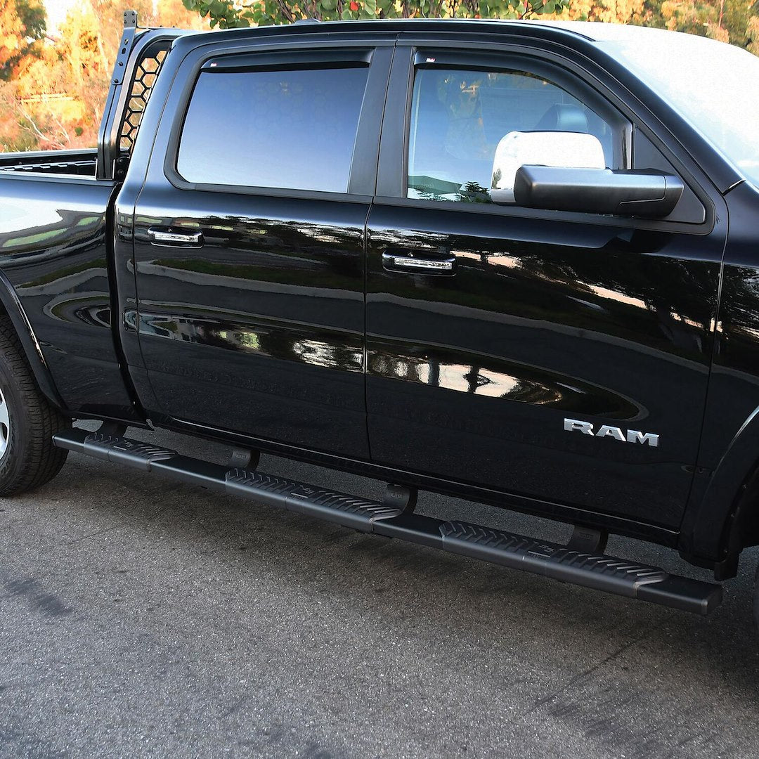 Product of Westin Automotive 28-534705 Black Powder Coated Oval Nerf Bar - Truck Wheel To Wheel 