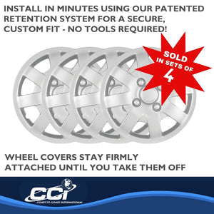 Product of Coast To Coast IWC40814S Silver Set Of 4 