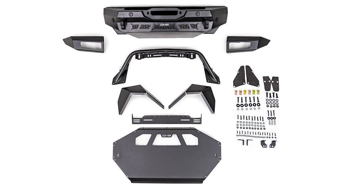 Product of DV8 Offroad FBBR-05 Spec Series Steel Powder Coated Bumper 