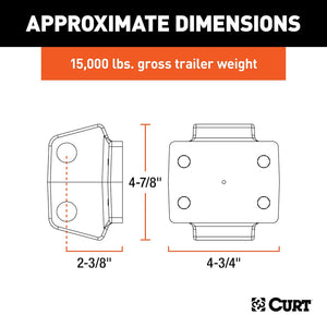 Curt 45950 Pintle Hook Mounting Plate||45950_3008x1990_Ca.Jpg||86||c9345950||1710290