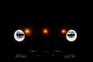 Dv8 Offroad Grjl-02 Grille Light - Led||jeep-Jl-Amber-Grille-Marker-Lights.Jpg||94||dv8grjl02||1774801