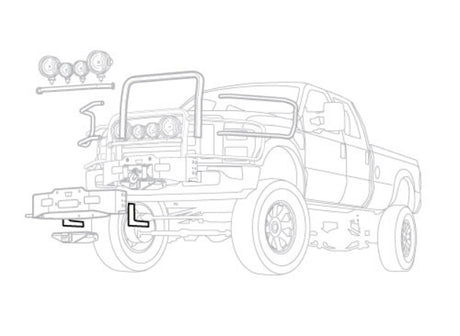 Product of Warn 103008 Winch Mount Installation Kit