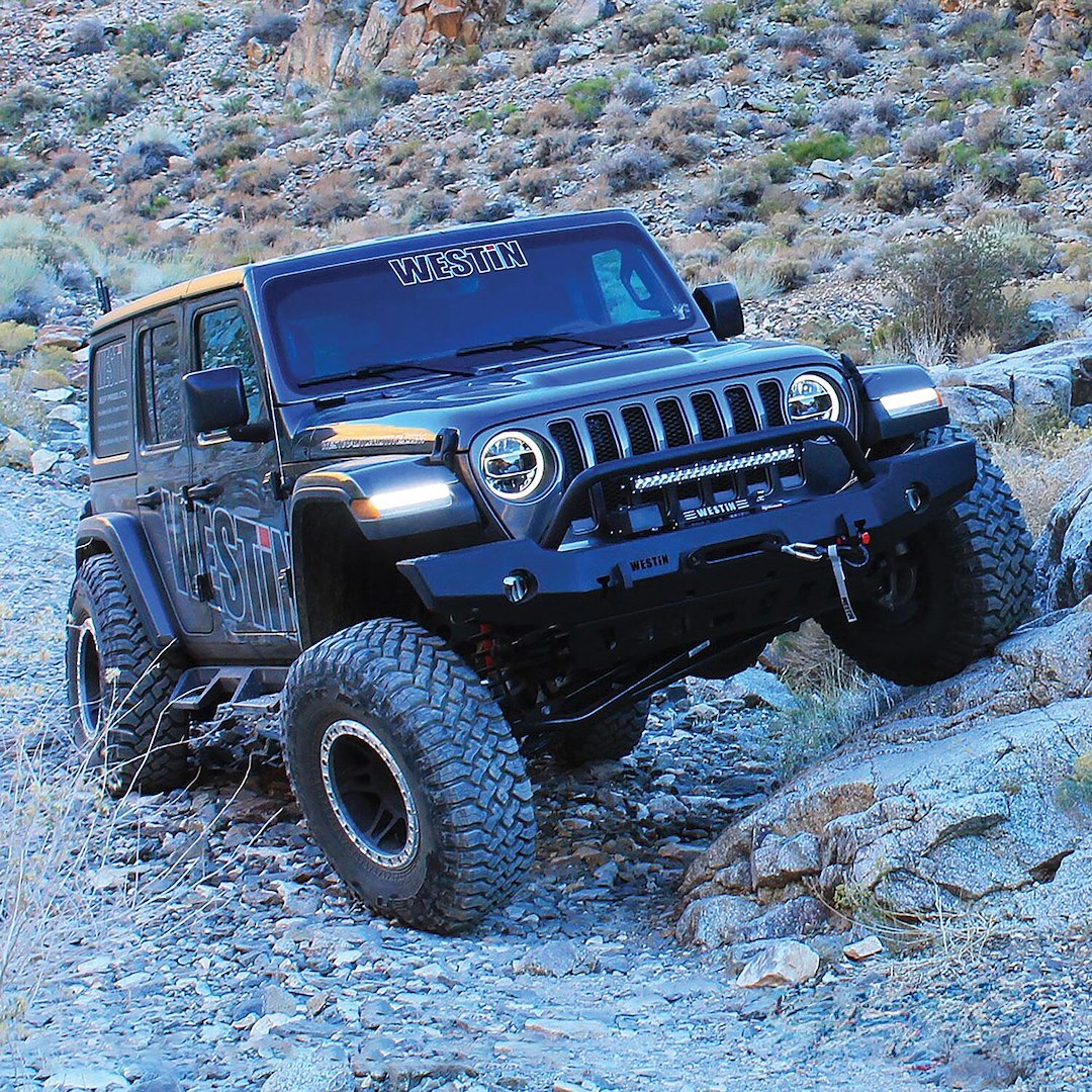 Product of Westin Automotive 59-80115 WJ2 Series Steel Textured Bumper 
