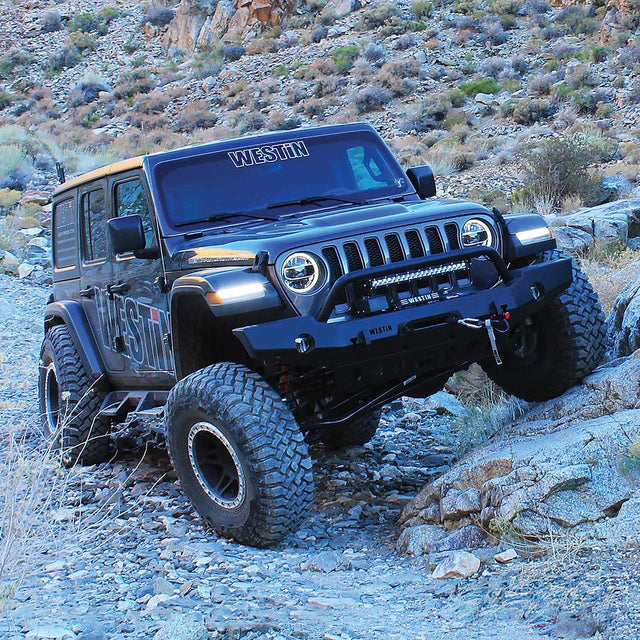 Product of Westin Automotive 59-80115 WJ2 Series Steel Textured Bumper 