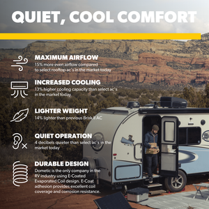 Product of Dometic FJX3473MWHAS 13500 BTU Refrigerant Cooling Air Conditioner 