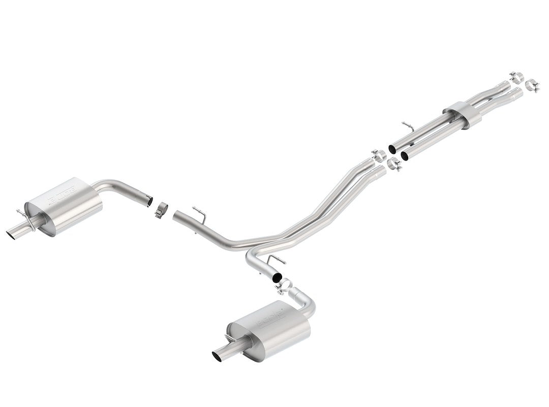 Product of Borla 140659 S-Type Cat Back System Dual Exhaust System Kit 