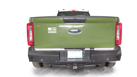 Product of Fab Fours FS23-RT5950-1 Red Steel Steel Matte Powder Coated Bumper 