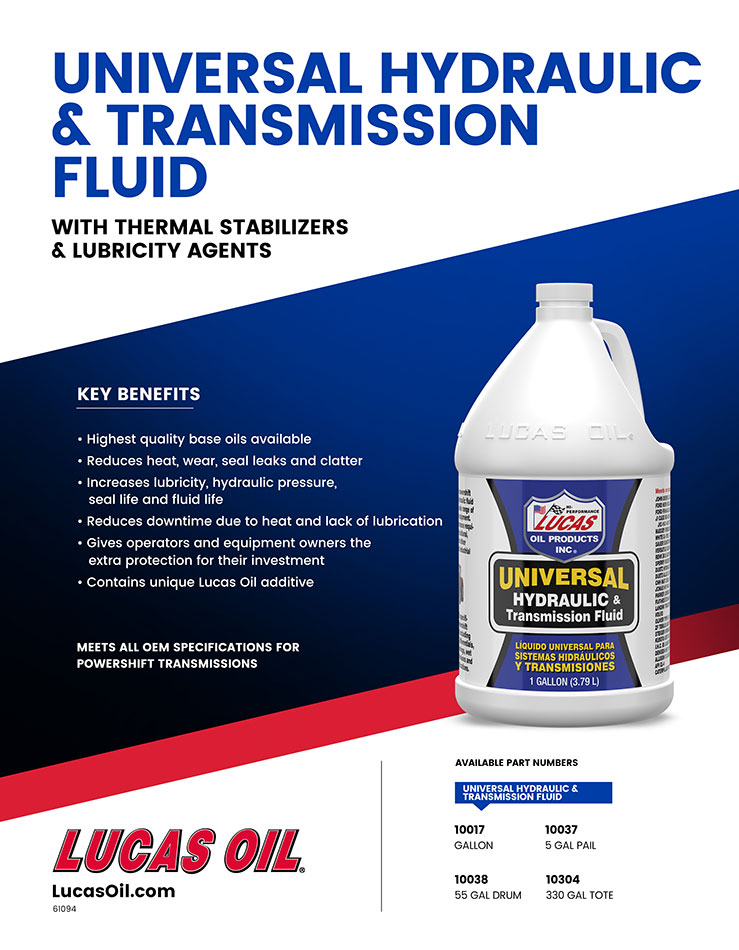 Product of Lucas Oil 10017 Multi Purpose Hydraulic Fluid