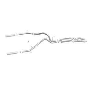 Product of Magnaflow Performance 16520 Exhaust System Kit Cat-Back System Dual Exhaust System Kit 