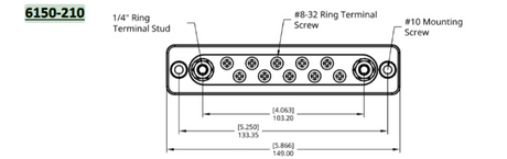 Egis 6150-210 Busbar||6150-210_1.Png||86||egi6150210||2249652