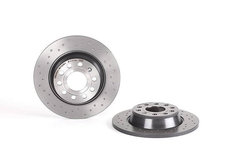 Product of Brembo 08A2021XC02 Xtra Solid Cross Drilled 1 Piece Brake Rotor 