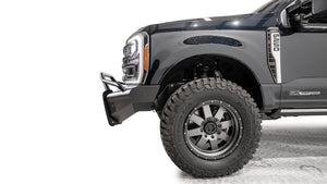 Product of Fab Fours FS23-Q5962-1 Black Steel Elite Steel Matte Powder Coated Bumper 