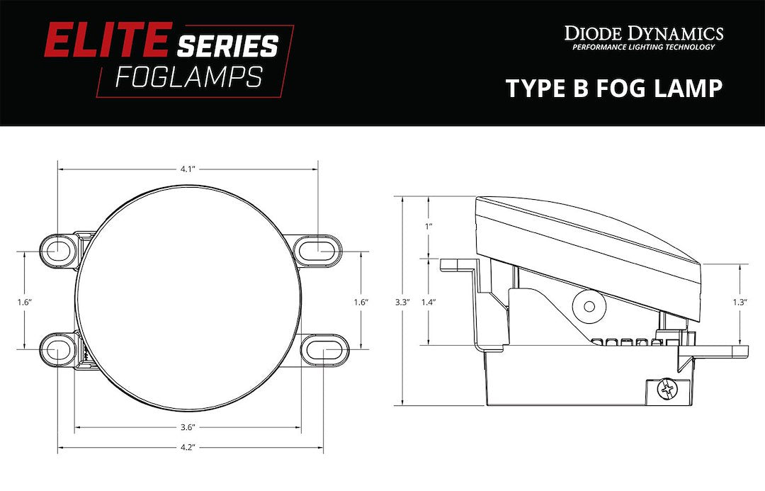 Diode Dynamics Dd5137p Driving/ Fog Light||dd5134p_4.Jpg||89||diodd5137p||1329442