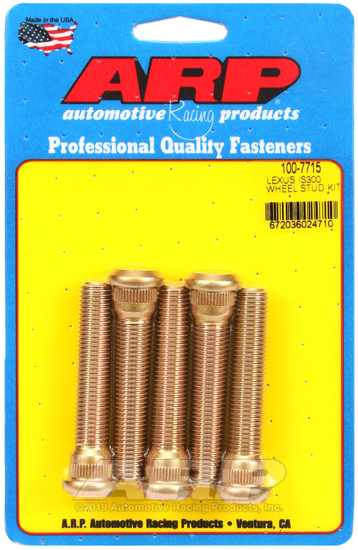 Product of ARP 1007715 Chrome Moly Steel Wheel Stud Kit  - 12 X 1.5 Thread Size
