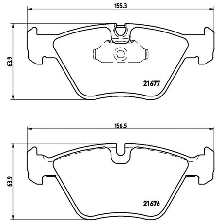 Product of Brembo P06022 Brake Pad - Set Of 4 