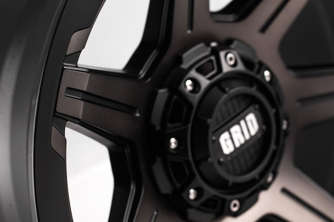 Product of Grid Wheels 20x9 Black With Metallic Dust Face Wheel - Not Applicable Bolt Pattern 