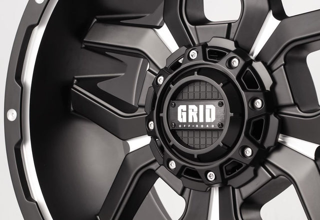 Product of Grid Wheels 20x10 Black With Natural Accents Wheel - Not Applicable Bolt Pattern 