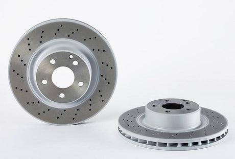 Product of Brembo 09A35311C02 Vented Cross Drilled 1 Piece Brake Rotor 