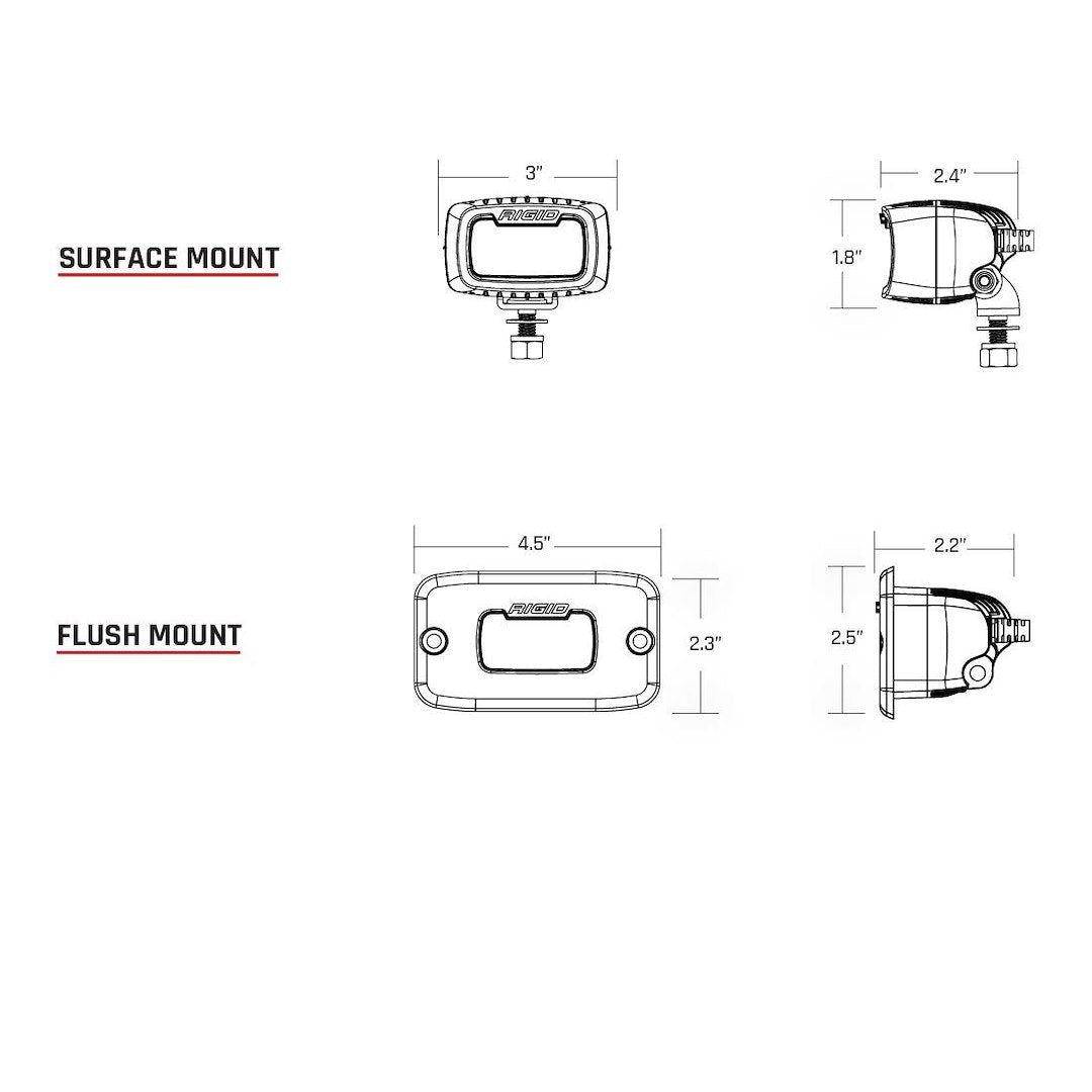 Rigid Lighting 912313 Driving/ Fog Light||912313_2.Jpg||87||r2g912313||1609678