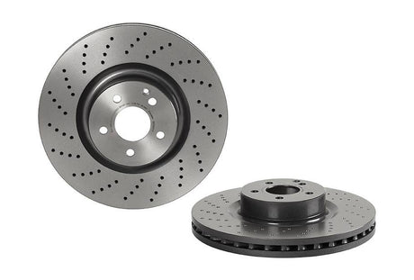 Product of Brembo 09C94311C02 Vented Cross Drilled 1 Piece Brake Rotor 