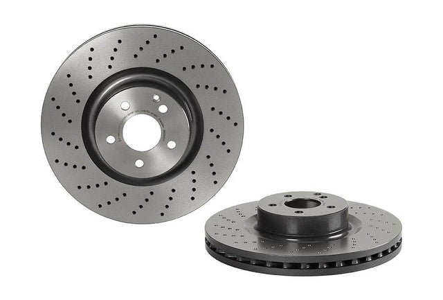 Product of Brembo 09C94311C02 Vented Cross Drilled 1 Piece Brake Rotor 