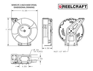 Reelcraft Sales Rt835-Olp Hose Reel||||87||reert835olp||1915758